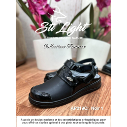 sabot orthopédique - femme - NOIR1 AP013C