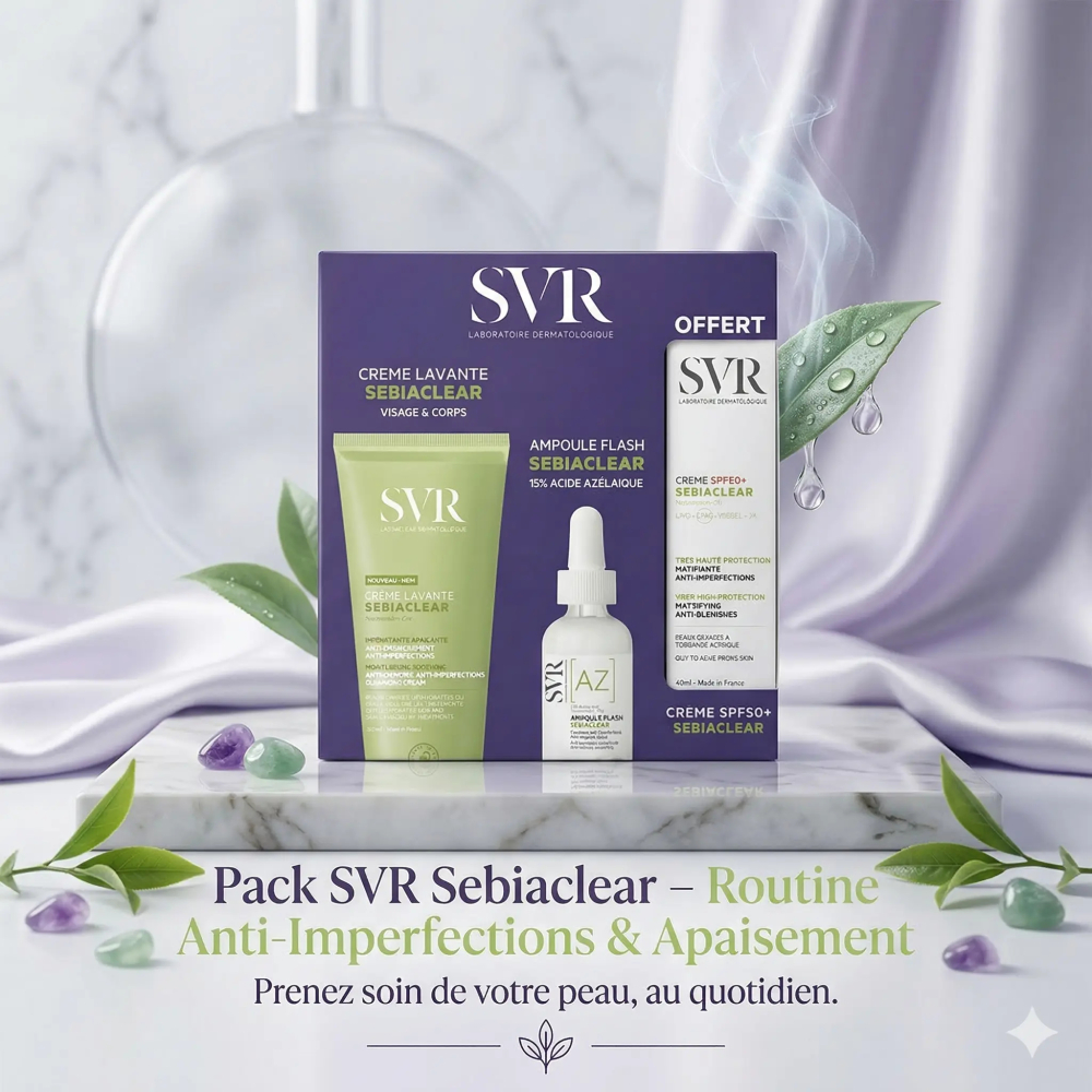 Pack SVR Sebiaclear – Routine Anti-Imperfections & Apaisement