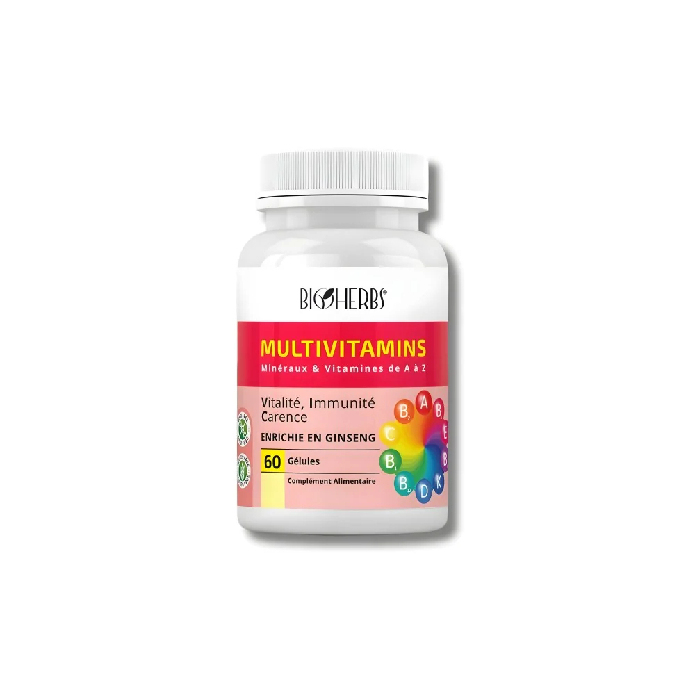 BIOHERBS - MULTIVITAMINS 60 GELULES