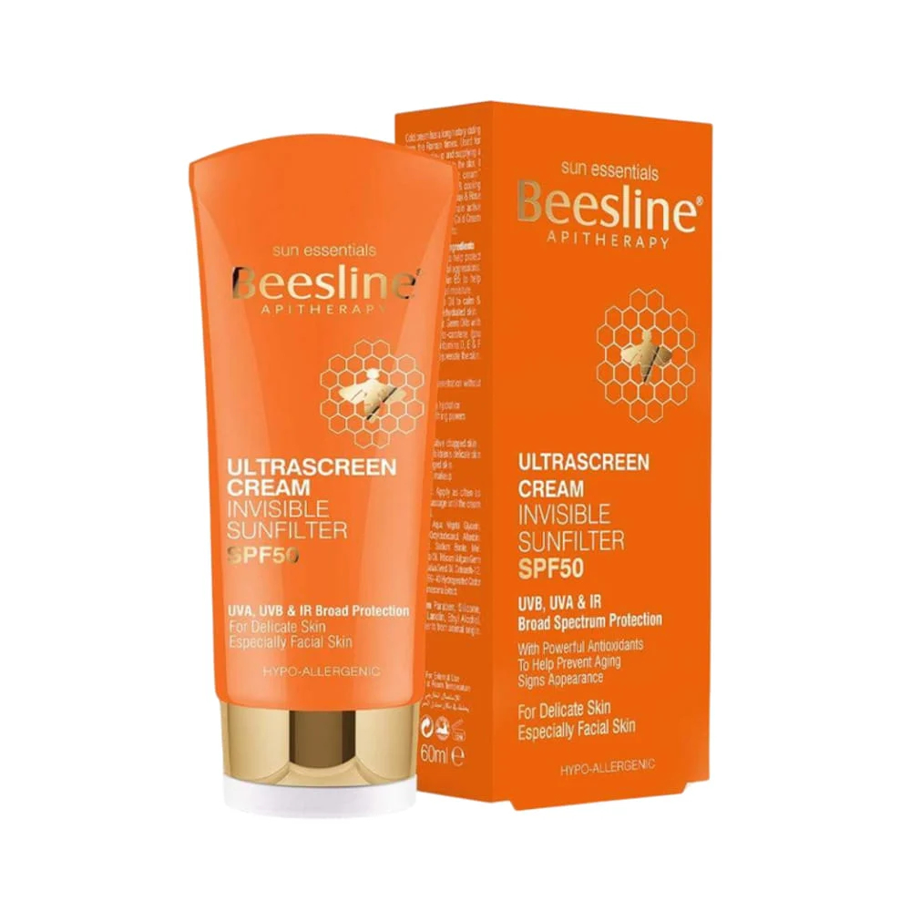 Beesline Ultrascreen Cream Invisible Sunfilter SPF50 60ml