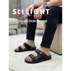 Claquette orthopédique - homme - NOIR FT02