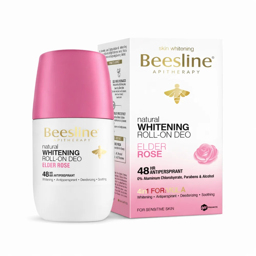 BEESLINE DEODORANT ECLAIRCISSANT ELDER ROSE ROLL ON